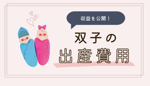 双子の出産・管理入院の費用はどれくらい？【収益を公開！】